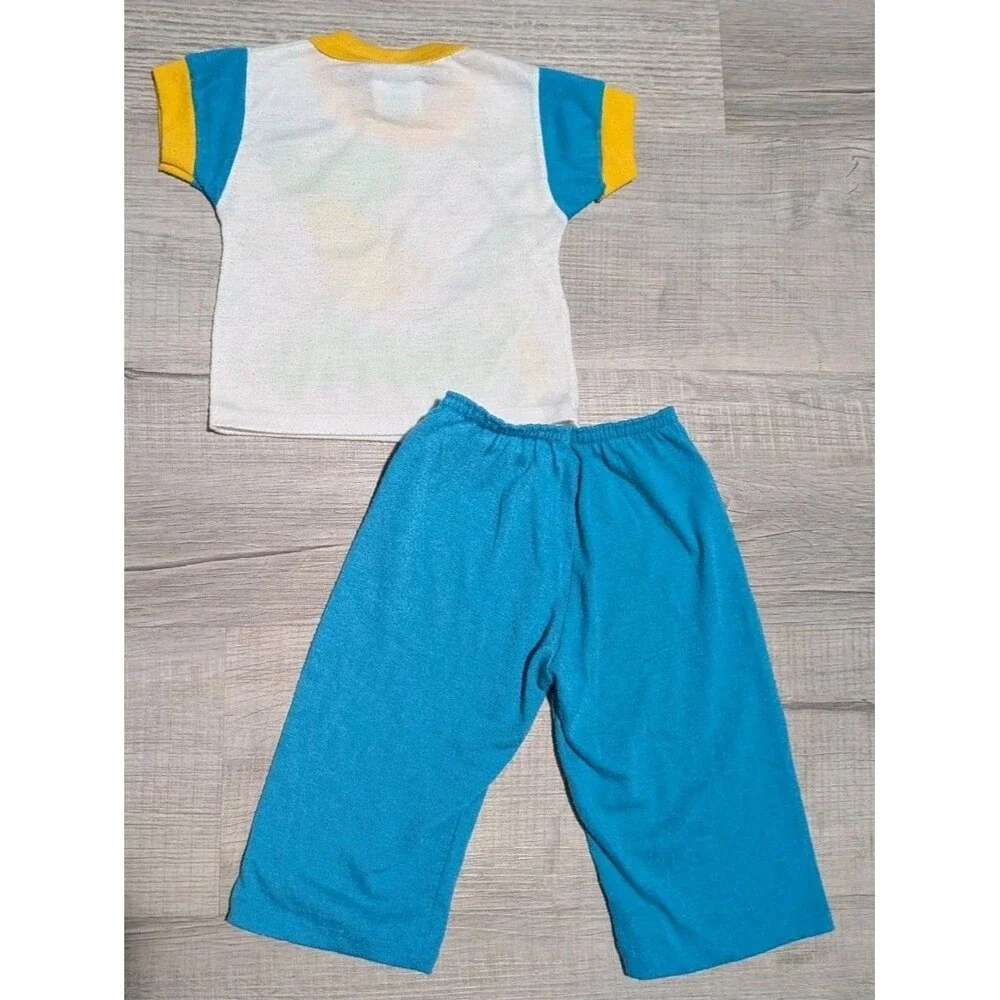 Eureeka's Castle Dragon Pajamas Set Vintage MTV 1991 Baseball Sz 2T READ